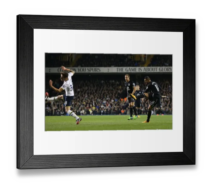 Framed Print : Mirallas Strikes First: Everton's Winning Goal vs. Tottenham at White Hart Lane