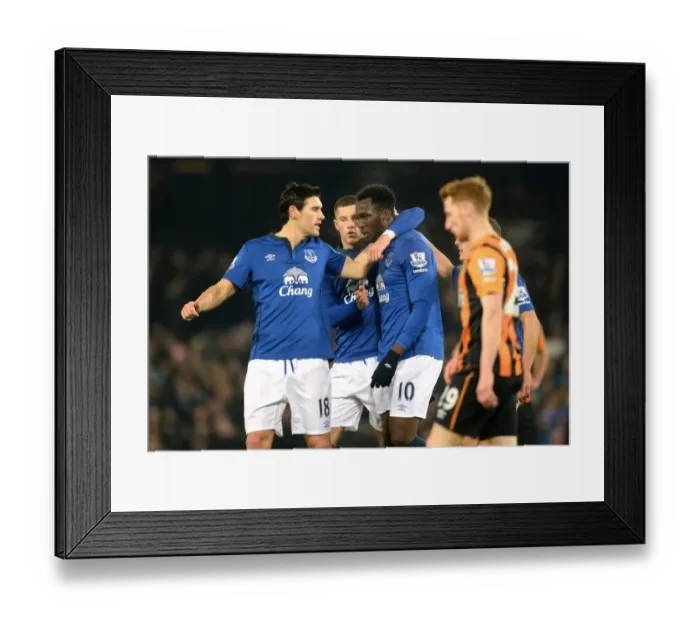 Framed Print : Romelu Lukaku Scores First Everton Goal: Everton 1-0 Hull City (Premier League) Framed Print : Romelu Lukaku Scores First Everton Goal: Everton 1-0 Hull City (Premier League)