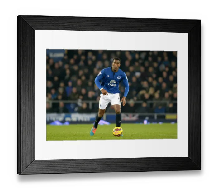 Framed Print : Distin at Goodison Park: Everton's Defensive Hero vs Hull City, Premier League Framed Print : Distin at Goodison Park: Everton's Defensive Hero vs Hull City, Premier League