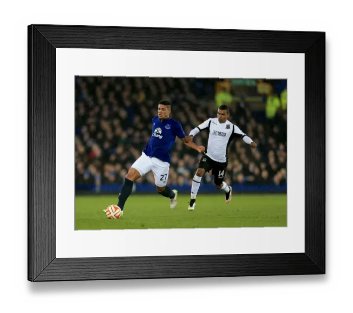 Framed Print : Tyias Browning vs Wanderson: Battle for Ball Supremacy in Everton vs FK Krasnodar UEFA Europa League Clash Framed Print : Tyias Browning vs Wanderson: Battle for Ball Supremacy in Everton vs FK Krasnodar UEFA Europa League Clash