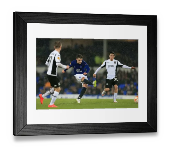 Framed Print : Conor McAleny's Determined Strike: Everton vs FK Krasnodar in UEFA Europa League Action at Goodison Park Framed Print : Conor McAleny's Determined Strike: Everton vs FK Krasnodar in UEFA Europa League Action at Goodison Park