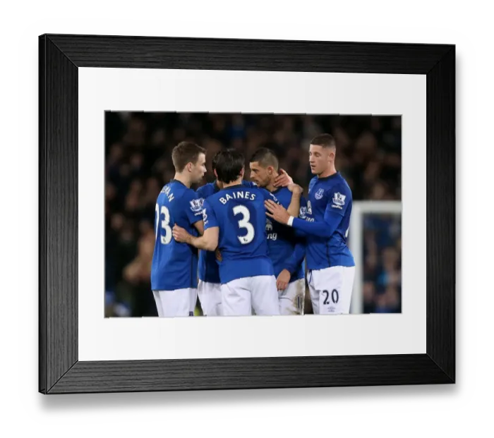 Framed Print : Mirallas Strikes Again: Everton's Second Goal vs. Queens Park Rangers (2-0) Framed Print : Mirallas Strikes Again: Everton's Second Goal vs. Queens Park Rangers (2-0)