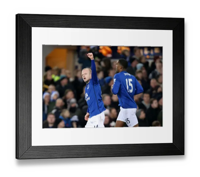 Framed Print : Naismith's Hat-Trick: Everton's Triumph Over Queens Park Rangers in Premier League Framed Print : Naismith's Hat-Trick: Everton's Triumph Over Queens Park Rangers in Premier League