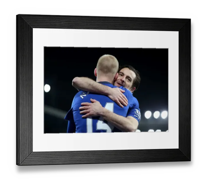 Framed Print : Everton's Naismith and Baines: Triumphant Third Goal Celebration vs. Queens Park Rangers Framed Print : Everton's Naismith and Baines: Triumphant Third Goal Celebration vs. Queens Park Rangers