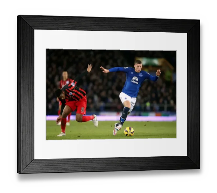 Framed Print : Battling Midfielders: Ross Barkley vs. Leroy Fer - Everton vs. Queens Park Rangers Framed Print : Battling Midfielders: Ross Barkley vs. Leroy Fer - Everton vs. Queens Park Rangers