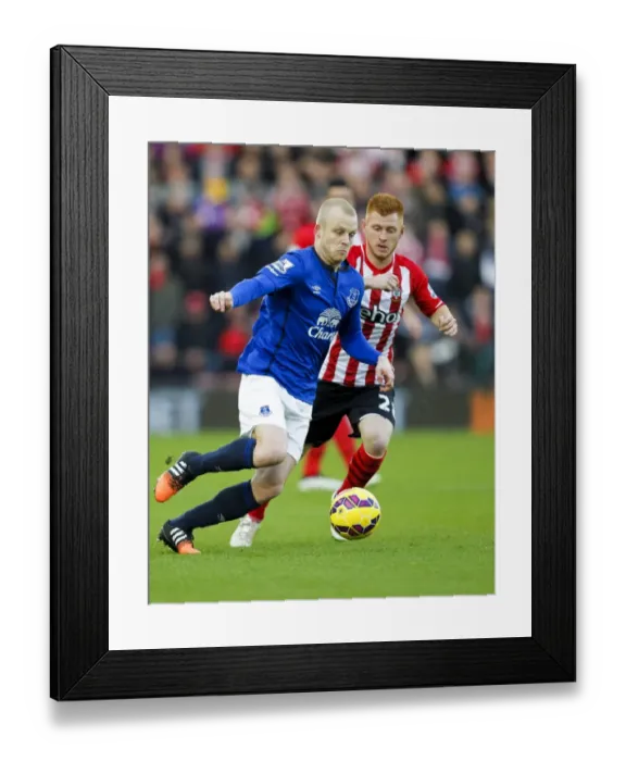 Framed Print : Naismith vs. Reed: A Premier League Battle at St. Mary's - Southampton vs. Everton Framed Print : Naismith vs. Reed: A Premier League Battle at St. Mary's - Southampton vs. Everton