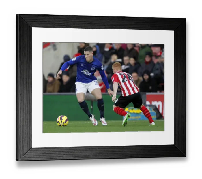 Framed Print : Battle for the Ball: Ross Barkley vs. Harrison Reed - Everton vs. Southampton, Premier League Framed Print : Battle for the Ball: Ross Barkley vs. Harrison Reed - Everton vs. Southampton, Premier League
