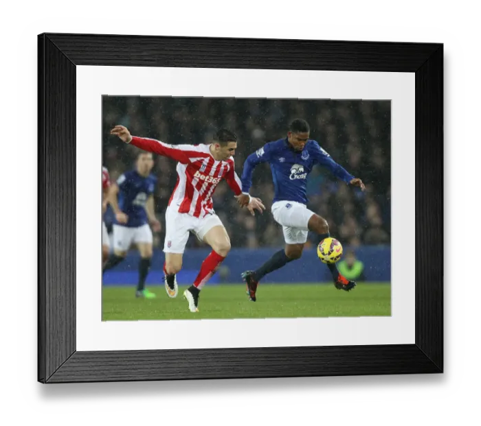 Framed Print : Etos vs Cameron: A Battle at Goodison Park - Everton vs Stoke City, Barclays Premier League Framed Print : Etos vs Cameron: A Battle at Goodison Park - Everton vs Stoke City, Barclays Premier League