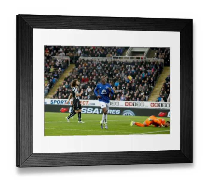 Framed Print : Arouna Kone's Stunner: Everton's First Goal in Newcastle United's Premier League Clash