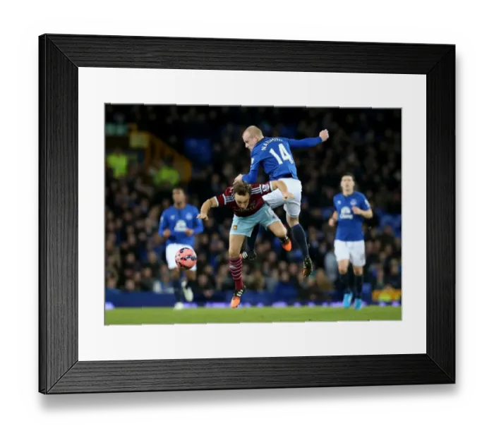 Framed Print : FA Cup - Third Round - Everton v West Ham United - Goodison Park