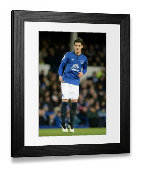 Framed Print : FA Cup Third Round Battle at Goodison Park: Muhamed Besic's Unyielding Determination Against West Ham United Framed Print : FA Cup Third Round Battle at Goodison Park: Muhamed Besic's Unyielding Determination Against West Ham United