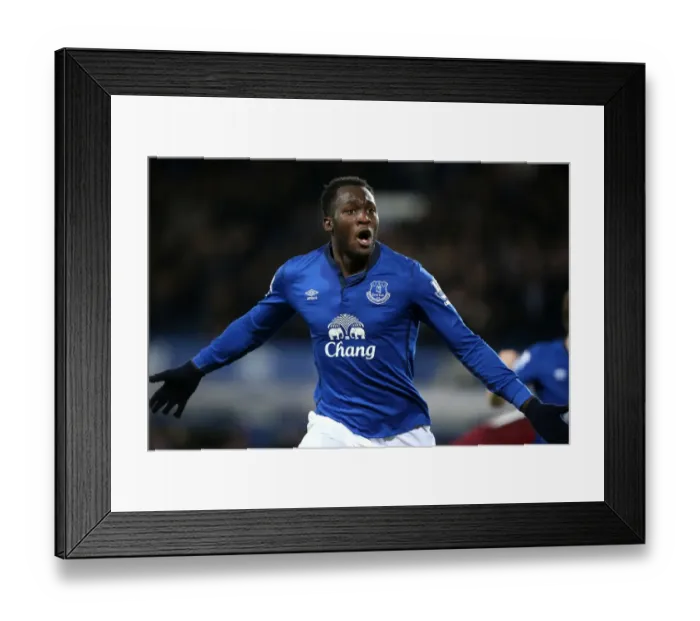 Framed Print : Romelu Lukaku's FA Cup Goal Celebration: Everton's Thriller at Goodison Park Framed Print : Romelu Lukaku's FA Cup Goal Celebration: Everton's Thriller at Goodison Park