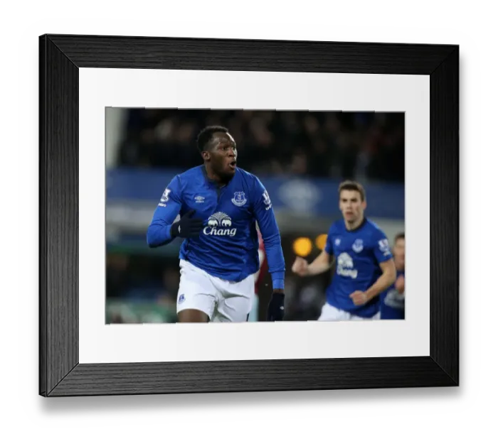 Framed Print : Romelu Lukaku's FA Cup Goal: Everton's Triumph Over West Ham at Goodison Park Framed Print : Romelu Lukaku's FA Cup Goal: Everton's Triumph Over West Ham at Goodison Park