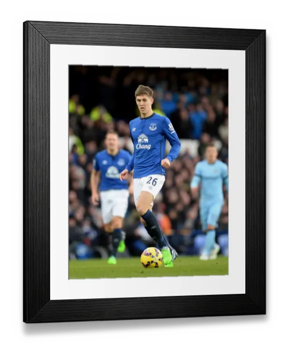 Framed Print : John Stones at Goodison Park: Everton vs Manchester City - Barclays Premier League Showdown Framed Print : John Stones at Goodison Park: Everton vs Manchester City - Barclays Premier League Showdown