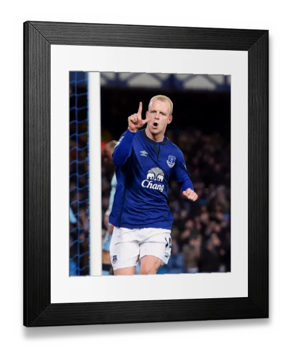 Framed Print : Naismith's Stunning Equalizer: Everton vs Manchester City in Premier League Framed Print : Naismith's Stunning Equalizer: Everton vs Manchester City in Premier League