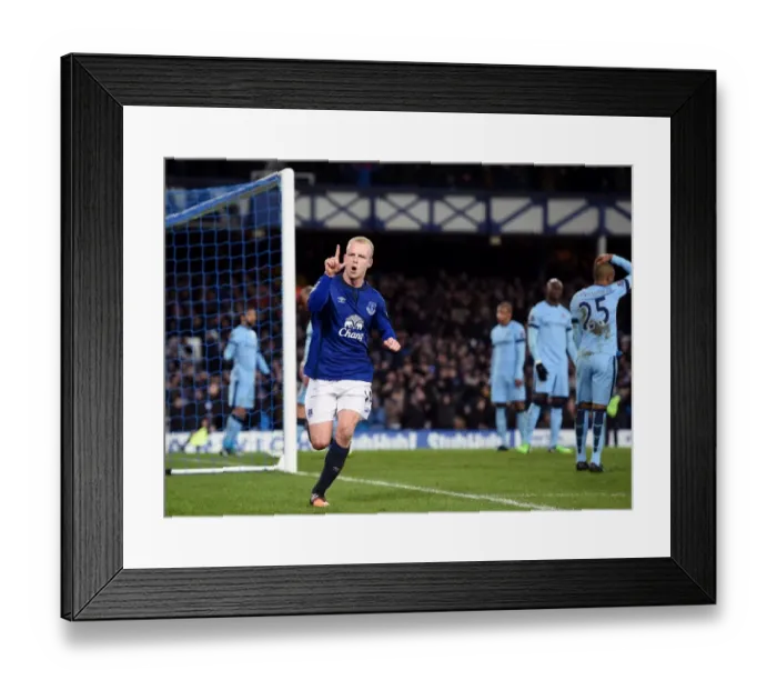 Framed Print : Naismith's Dramatic Equalizer: Everton's Comeback Against Manchester City in the Premier League Framed Print : Naismith's Dramatic Equalizer: Everton's Comeback Against Manchester City in the Premier League