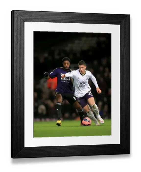 Framed Print : Battling for FA Cup Glory: A Clash Between Alex Song and Ross Barkley
