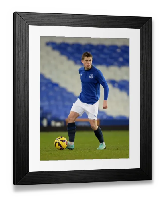 Framed Print : FA Youth Cup: Everton vs Southampton Fourth Round Clash at Goodison Park - Jonjoe Kenny in Action Framed Print : FA Youth Cup: Everton vs Southampton Fourth Round Clash at Goodison Park - Jonjoe Kenny in Action