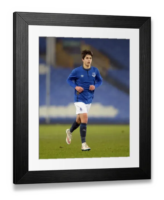 Framed Print : Fourth Round FA Youth Cup Showdown: Everton's Liam Walsh Shines at Goodison Park vs Southampton Framed Print : Fourth Round FA Youth Cup Showdown: Everton's Liam Walsh Shines at Goodison Park vs Southampton