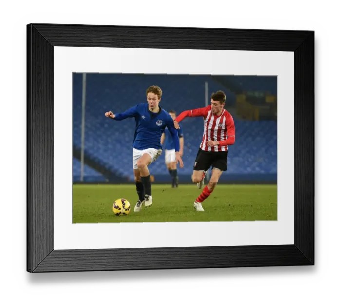 Framed Print : Everton's Kieran Dowell in Action during FA Youth Cup Fourth Round against Southampton at Goodison Park Framed Print : Everton's Kieran Dowell in Action during FA Youth Cup Fourth Round against Southampton at Goodison Park
