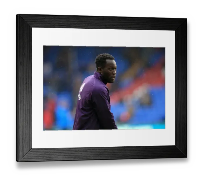 Framed Print : Romelu Lukaku's Premier League Preparation: Everton Forward's Focus at Crystal Palace's Selhurst Park Framed Print : Romelu Lukaku's Premier League Preparation: Everton Forward's Focus at Crystal Palace's Selhurst Park