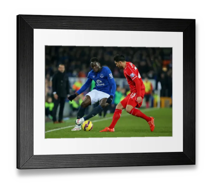 Framed Print : Lukaku vs. Can: The Intense Rivalry - Everton vs. Liverpool at Goodison Park Framed Print : Lukaku vs. Can: The Intense Rivalry - Everton vs. Liverpool at Goodison Park