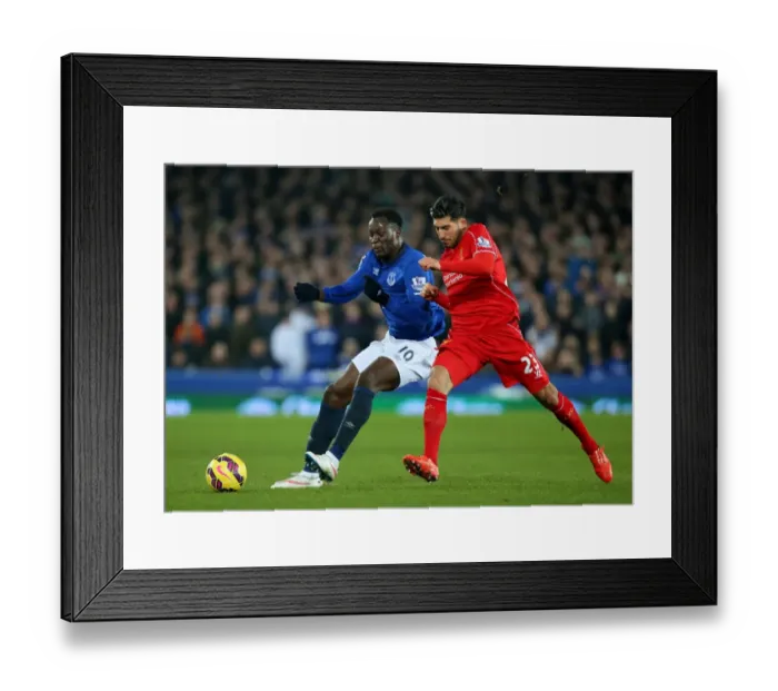 Framed Print : Everton vs Liverpool: Lukaku vs Can - The Intense Rivalry at Goodison Park Framed Print : Everton vs Liverpool: Lukaku vs Can - The Intense Rivalry at Goodison Park