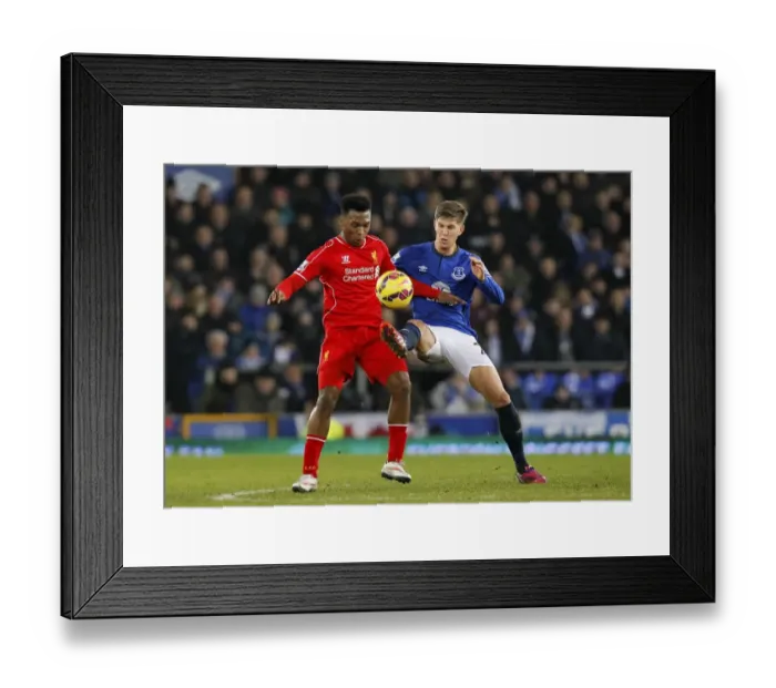 Framed Print : Battle at Goodison Park: Sturridge vs Stones - A Riveting Rivalry