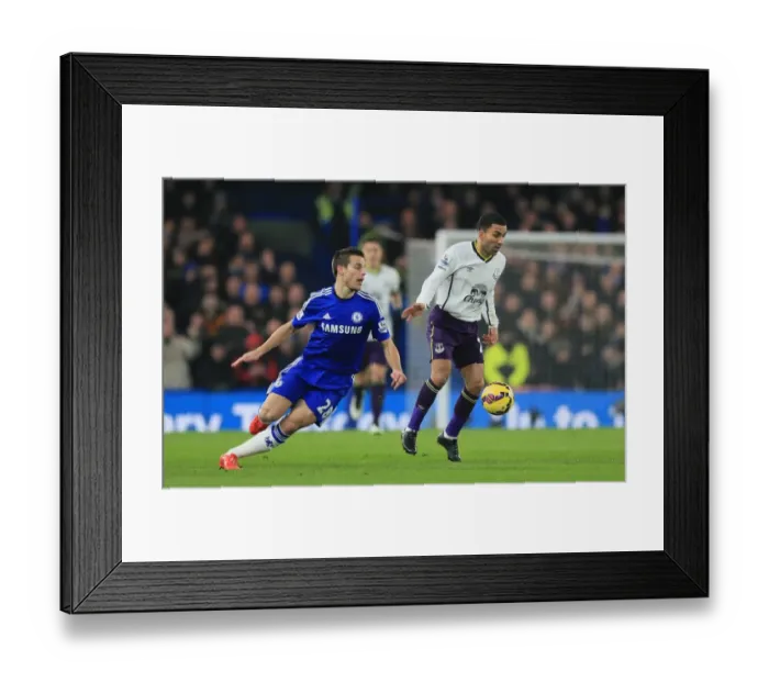 Framed Print : Clash at Stamford Bridge: Azpilicueta vs. Lennon - Premier League Battle Framed Print : Clash at Stamford Bridge: Azpilicueta vs. Lennon - Premier League Battle