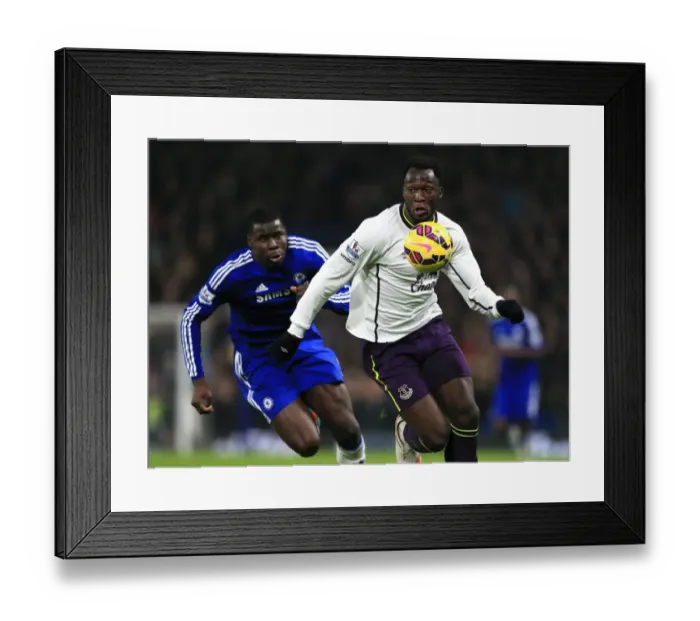 Framed Print : Intense Rivalry: Zouma vs. Lukaku - Premier League Showdown: Chelsea vs. Everton Framed Print : Intense Rivalry: Zouma vs. Lukaku - Premier League Showdown: Chelsea vs. Everton