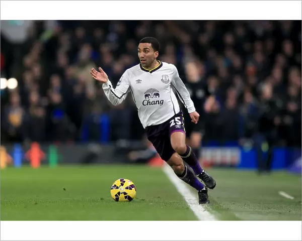 Aaron Lennon Charges Forward in Premier League Clash at Stamford Bridge