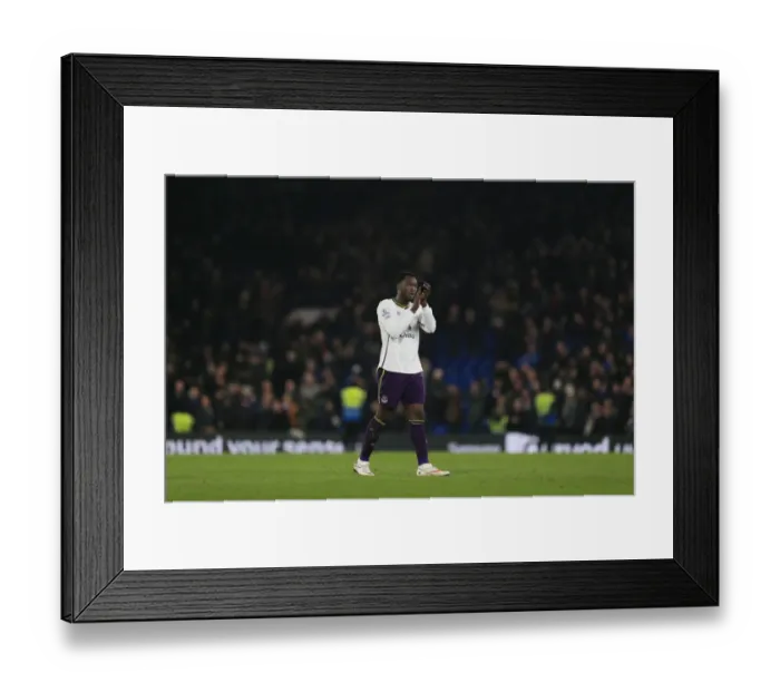 Framed Print : Romelu Lukaku's Emotional Farewell: Chelsea vs. Everton, Premier League - A Heartfelt Applause to Everton Fans (Stamford Bridge) Framed Print : Romelu Lukaku's Emotional Farewell: Chelsea vs. Everton, Premier League - A Heartfelt Applause to Everton Fans (Stamford Bridge)