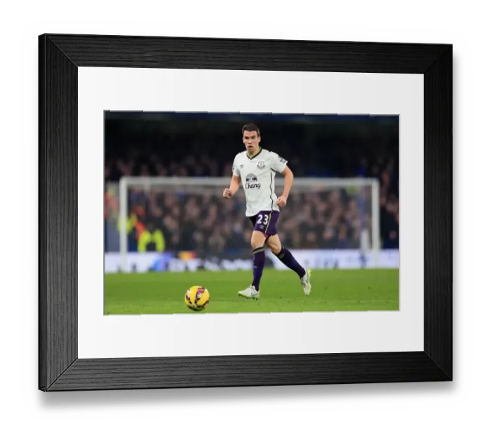 Framed Print : Seamus Coleman's Intense Battle: Everton vs. Chelsea at Stamford Bridge - Premier League Showdown Framed Print : Seamus Coleman's Intense Battle: Everton vs. Chelsea at Stamford Bridge - Premier League Showdown