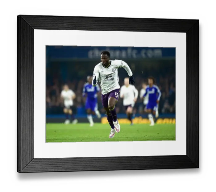 Framed Print : Romelu Lukaku's Return to Stamford Bridge: Chelsea vs. Everton, Premier League Clash Framed Print : Romelu Lukaku's Return to Stamford Bridge: Chelsea vs. Everton, Premier League Clash