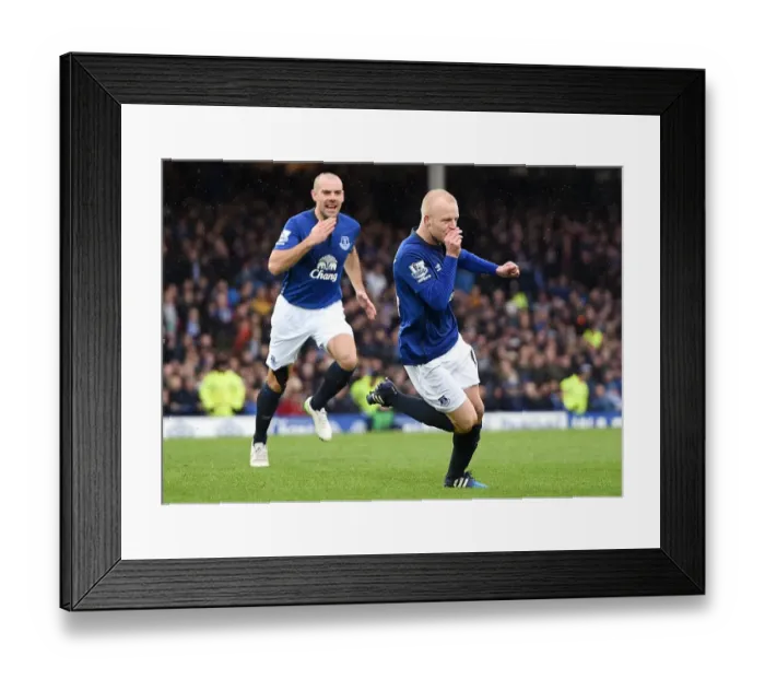 Framed Print : Naismith Strikes First: Everton's Premier League Victory Over Leicester City Framed Print : Naismith Strikes First: Everton's Premier League Victory Over Leicester City
