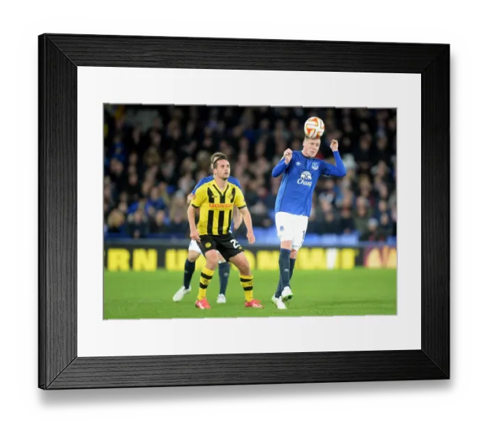 Framed Print : Europa League Showdown: McCarthy vs. Nuzzolo at Goodison Park Framed Print : Europa League Showdown: McCarthy vs. Nuzzolo at Goodison Park