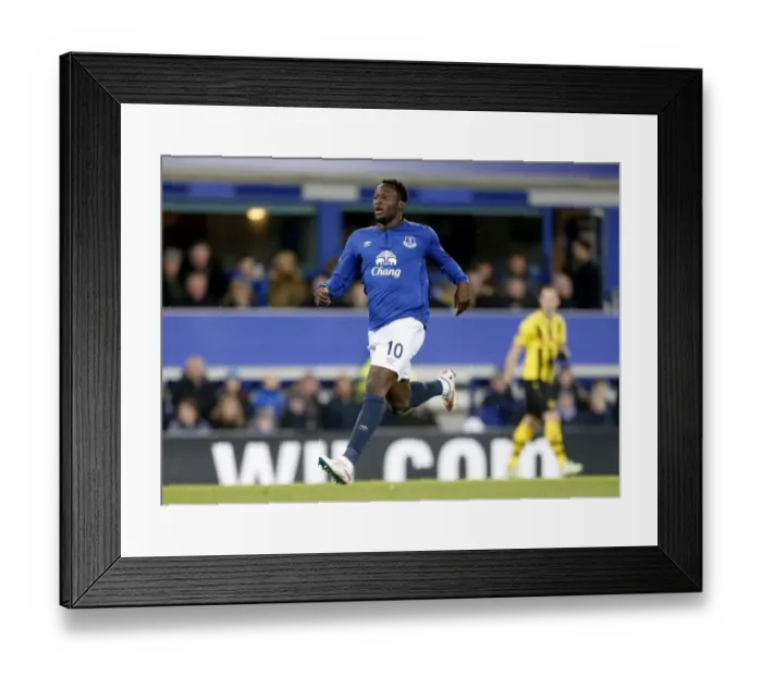 Framed Print : Everton's Romelu Lukaku in UEFA Europa League Action: Everton vs BSC Young Boys Framed Print : Everton's Romelu Lukaku in UEFA Europa League Action: Everton vs BSC Young Boys