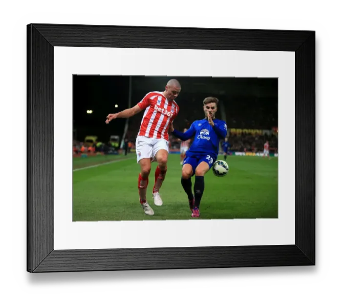 Framed Print : Barclays Premier League - Stoke City v Everton - Britannia Stadium Framed Print : Barclays Premier League - Stoke City v Everton - Britannia Stadium