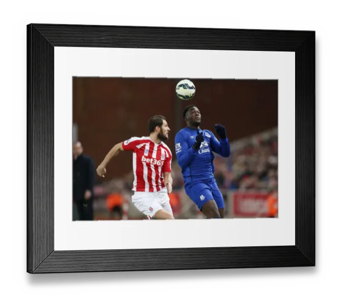 Framed Print : Intense Rivalry: Lukaku vs Pieters - A Premier League Battle Framed Print : Intense Rivalry: Lukaku vs Pieters - A Premier League Battle
