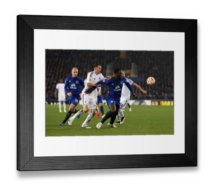 Framed Print : Lukaku vs. Danilo Silva: Everton vs. Dynamo Kiev Europa League Clash Framed Print : Lukaku vs. Danilo Silva: Everton vs. Dynamo Kiev Europa League Clash