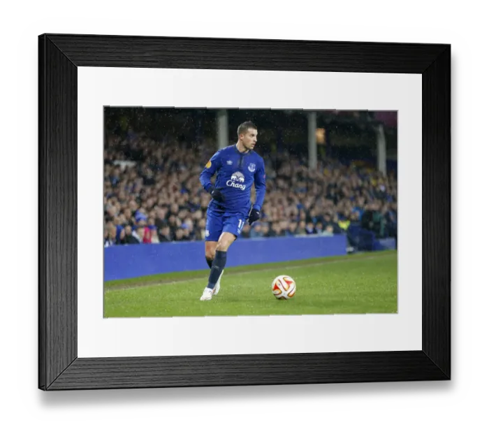 Framed Print : Kevin Mirallas Scores in Everton's Europa League Round of 16 First Leg Win Against Dynamo Kiev at Goodison Park Framed Print : Kevin Mirallas Scores in Everton's Europa League Round of 16 First Leg Win Against Dynamo Kiev at Goodison Park