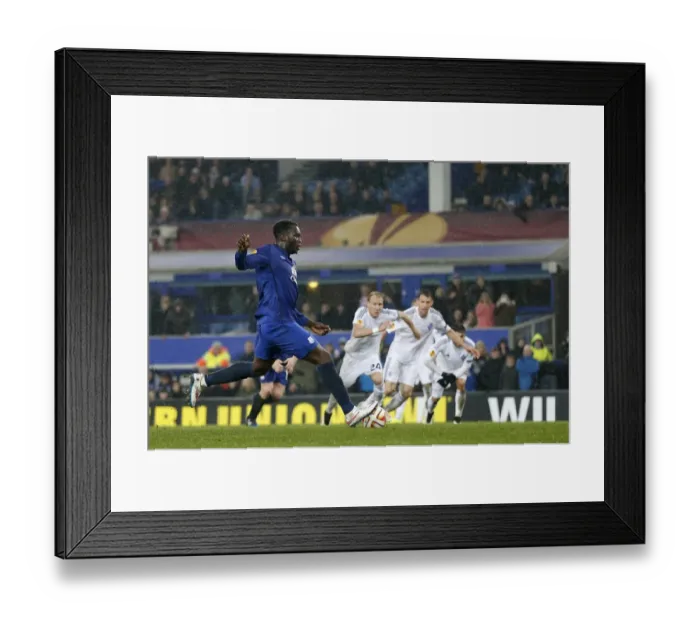 Framed Print : Romelu Lukaku Scores Penalty: Everton Takes 2-0 Lead Over Dynamo Kiev (UEFA Europa League) Framed Print : Romelu Lukaku Scores Penalty: Everton Takes 2-0 Lead Over Dynamo Kiev (UEFA Europa League)