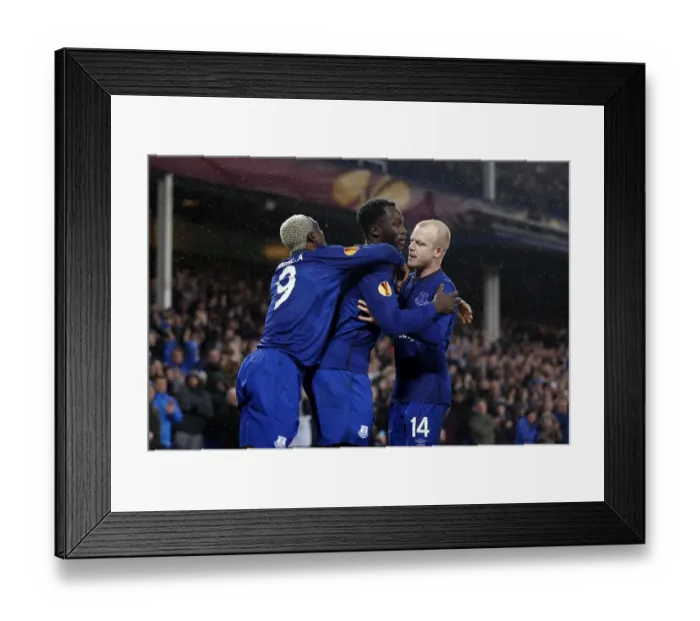 Framed Print : Romelu Lukaku's Penalty Seals Europa League Win for Everton over Dynamo Kiev (Round of 16 - First Leg) Framed Print : Romelu Lukaku's Penalty Seals Europa League Win for Everton over Dynamo Kiev (Round of 16 - First Leg)