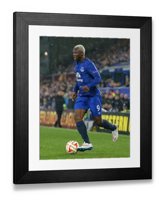 Framed Print : Arouna Kone Scores: Everton Takes the Lead Against Dynamo Kiev in Europa League Round of 16 First Leg at Goodison Park Framed Print : Arouna Kone Scores: Everton Takes the Lead Against Dynamo Kiev in Europa League Round of 16 First Leg at Goodison Park