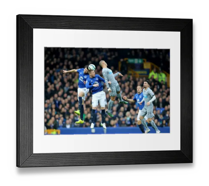 Framed Print : Battle at Goodison Park: Alcaraz and McCarthy vs. Gouffran - Everton's Duo Clash with Newcastle's Winger Framed Print : Battle at Goodison Park: Alcaraz and McCarthy vs. Gouffran - Everton's Duo Clash with Newcastle's Winger