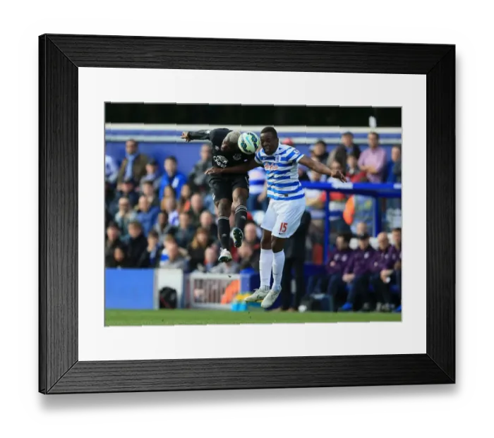 Framed Print : Barclays Premier League - Queens Park Rangers v Everton - Loftus Road