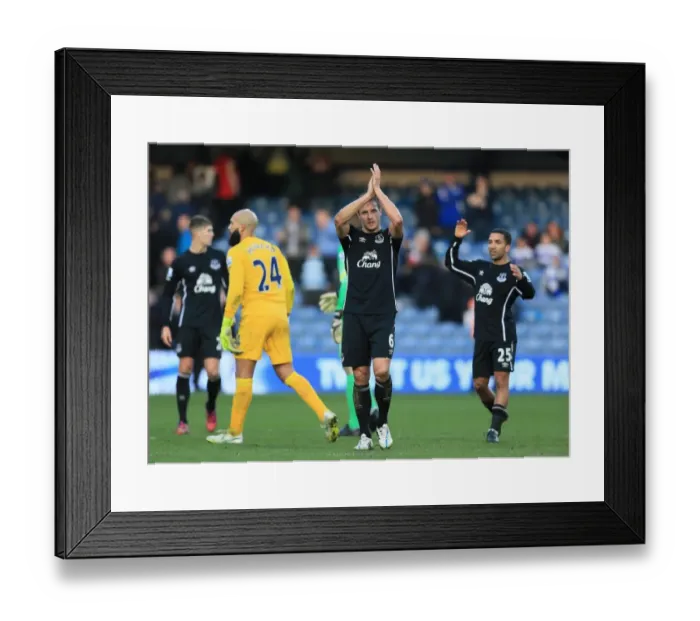 Framed Print : Everton's Jagielka Salutes Fans: Triumphant Moment After Queens Park Rangers Victory Framed Print : Everton's Jagielka Salutes Fans: Triumphant Moment After Queens Park Rangers Victory