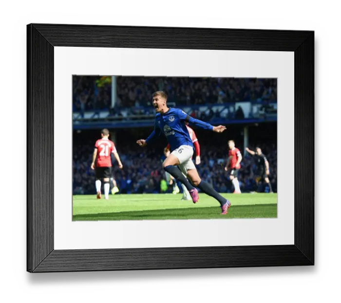 Framed Print : Barclays Premier League - Everton v Manchester United - Goodison Park