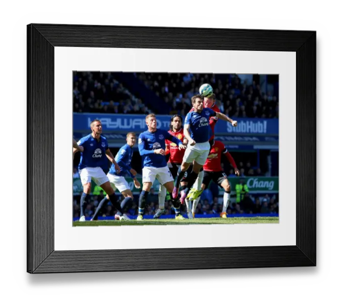 Framed Print : Rooney vs. Baines: A Premier League Showdown at Goodison Park Framed Print : Rooney vs. Baines: A Premier League Showdown at Goodison Park