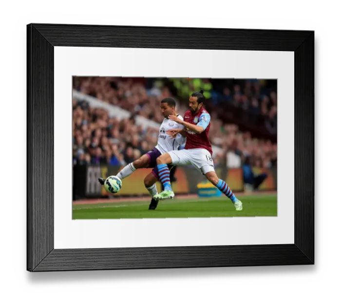 Framed Print : Barclays Premier League - Aston Villa v Everton - Villa Park Framed Print : Barclays Premier League - Aston Villa v Everton - Villa Park